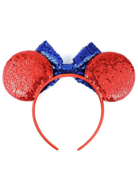 Women\'s Spider-eye Polyester Sequin Bow Mickey Mouse Headband Hair Accessory main image 6